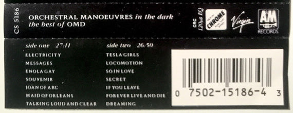 Orchestral Manoeuvres In The Dark : The Best Of OMD (Cass, Comp, Club, CRC)
