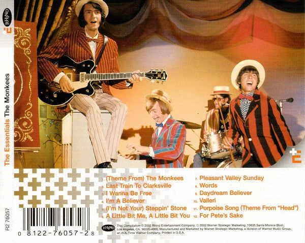 Buy The Monkees : The Essentials (CD, Comp, RP, Sli) Online for a great ...