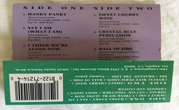 Tommy James & The Shondells : The Very Best Of Tommy James & The Shondells (Cass, Comp)