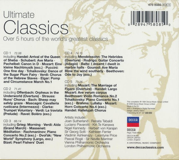 Various : Ultimate Classics (5xCD, Comp + Box)