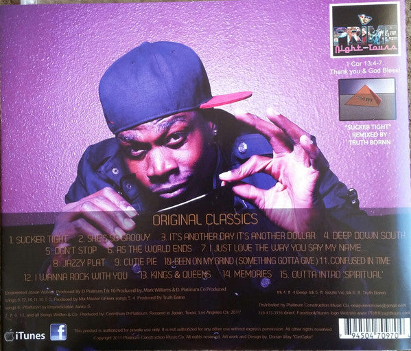 Corinthian D. Platinum : The Album Vol. 1 (CD, Album)