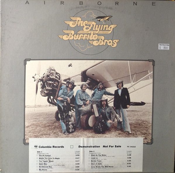 The Flying Burrito Bros : Airborne (LP, Album, Promo, San)