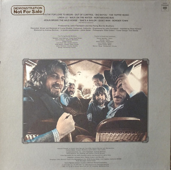 The Flying Burrito Bros : Airborne (LP, Album, Promo, San)