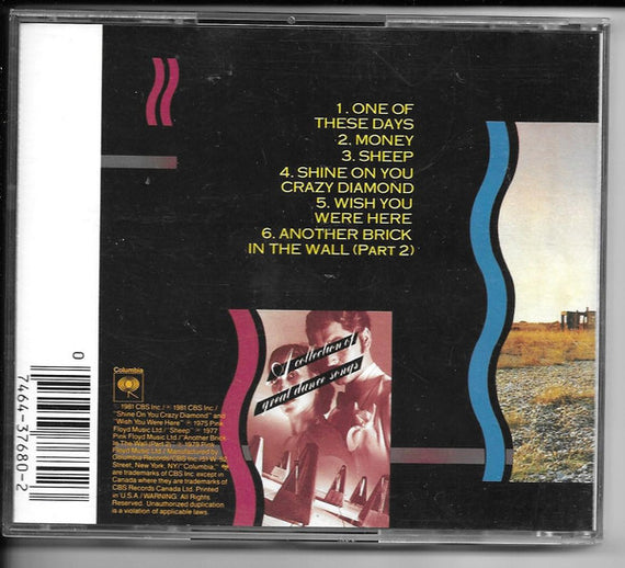 Pink Floyd : A Collection Of Great Dance Songs (CD, Comp, RP)