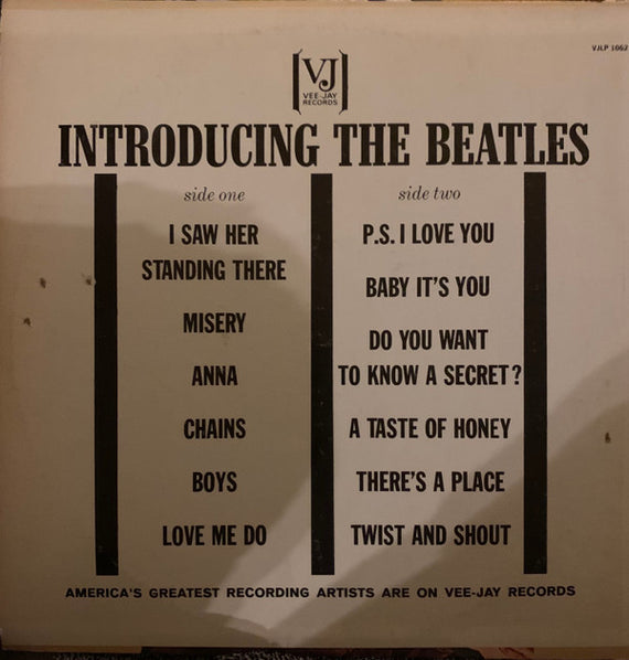 The Beatles : Introducing The Beatles  (LP, Album, Unofficial)