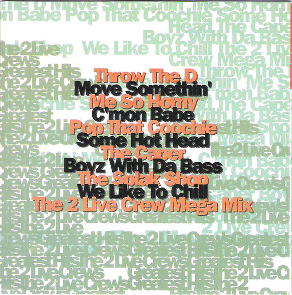 The 2 Live Crew : Greatest Hits (CD, Comp, Cle)