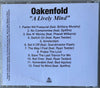 Paul Oakenfold : A Lively Mind (CDr, Advance, Promo)