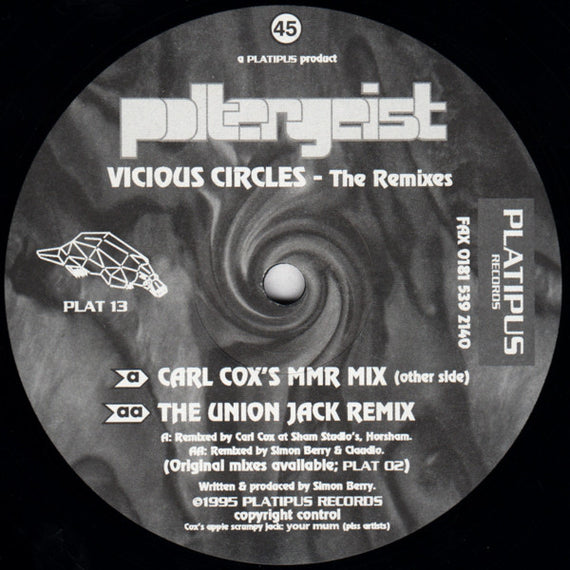 Poltergeist : Vicious Circles  - The Remixes (12")