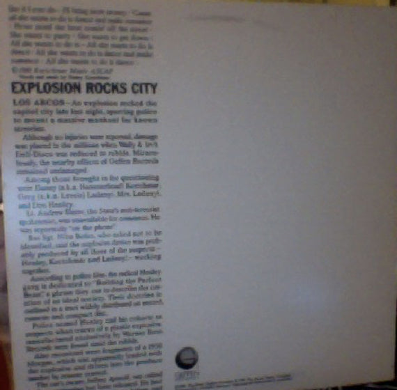 Don Henley : All She Wants To Do Is Dance (12", Promo)