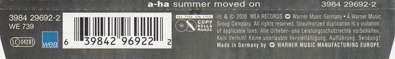 a-ha : Summer Moved On (CD, Maxi)