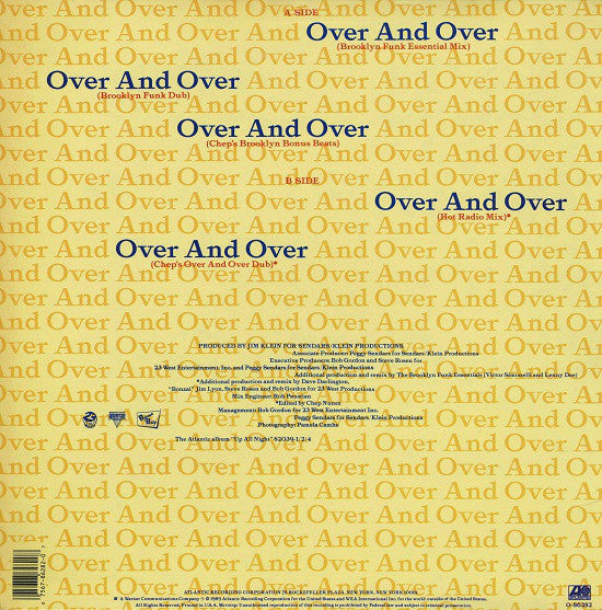 Pajama Party : Over And Over (12")