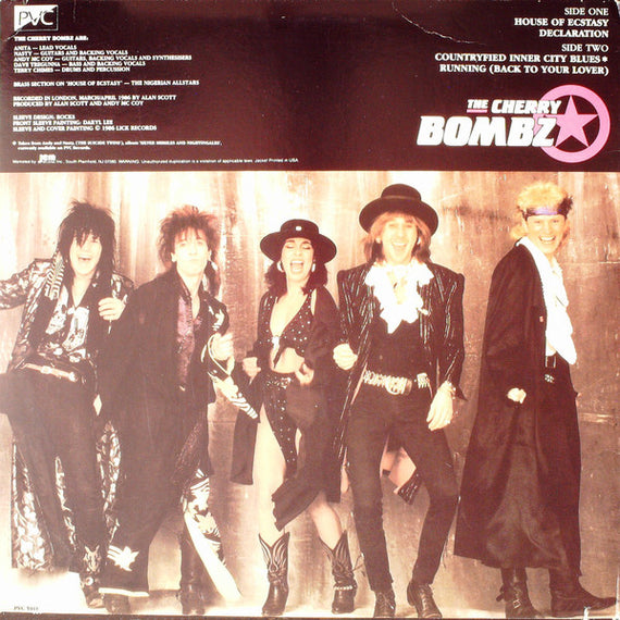 The Cherry Bombz : The House Of Ecstasy (12", HUB)