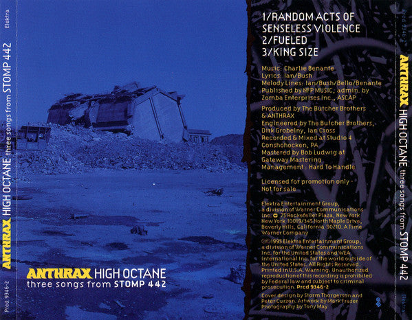 Anthrax : High Octane Three Songs From Stomp 442 (CD, Promo, Smplr)