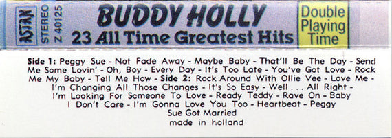 Buddy Holly : 23 All Time Greatest Hits (Cass, Comp, Dol)