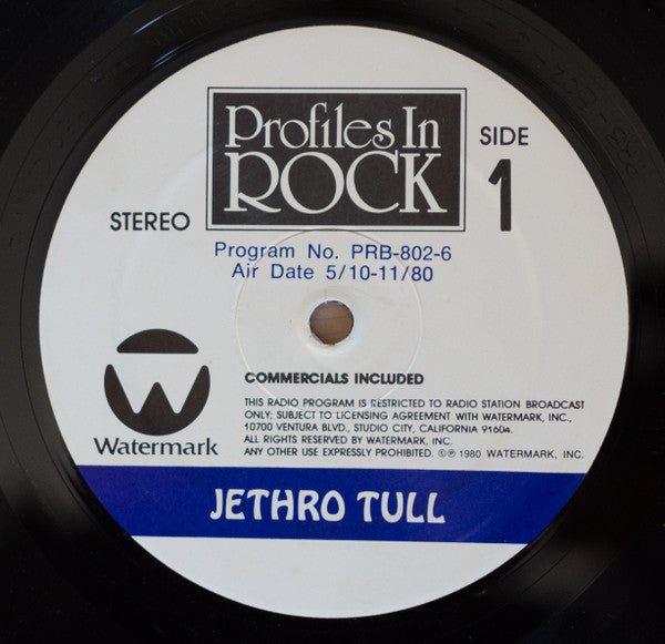 Jethro Tull : Profiles In Rock - Jethro Tull (LP, Transcription)