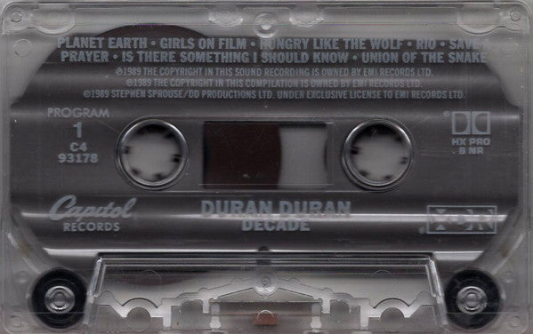 Duran Duran : Decade (Cass, Comp)