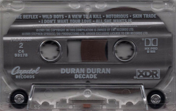 Duran Duran : Decade (Cass, Comp)