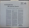 The Milt Jackson Quartet : Statements (LP, Album)