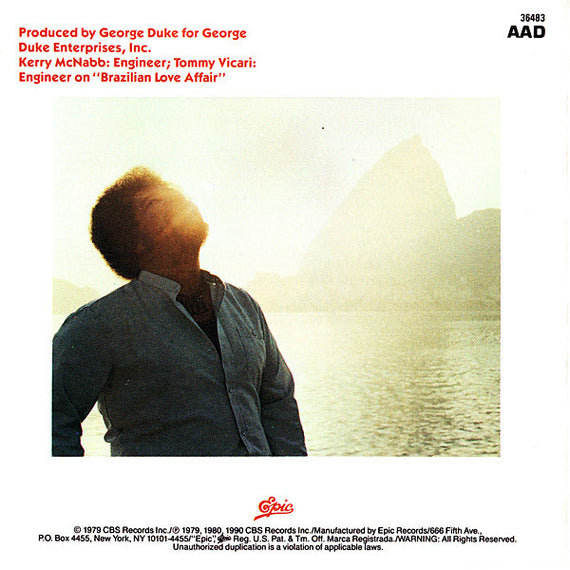George Duke : A Brazilian Love Affair (CD, Album, RE)
