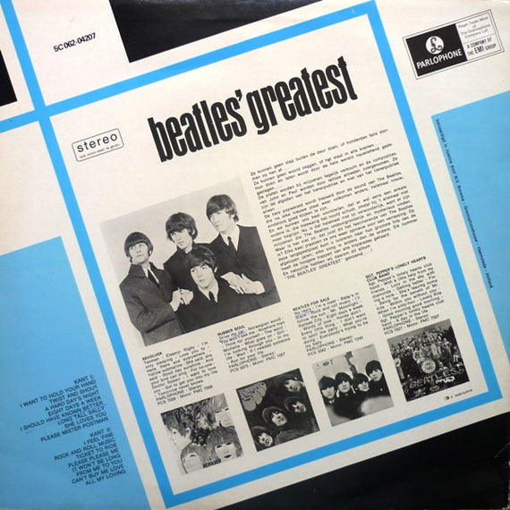 The Beatles : Beatles' Greatest (LP, Comp, Mono, Ltd, RE, Gol)
