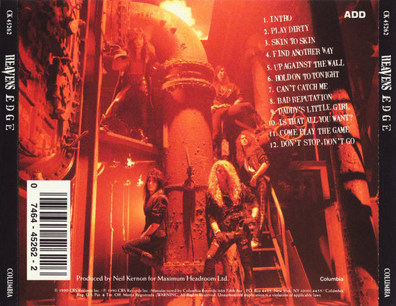 Heavens Edge : Heavens Edge (CD, Album)