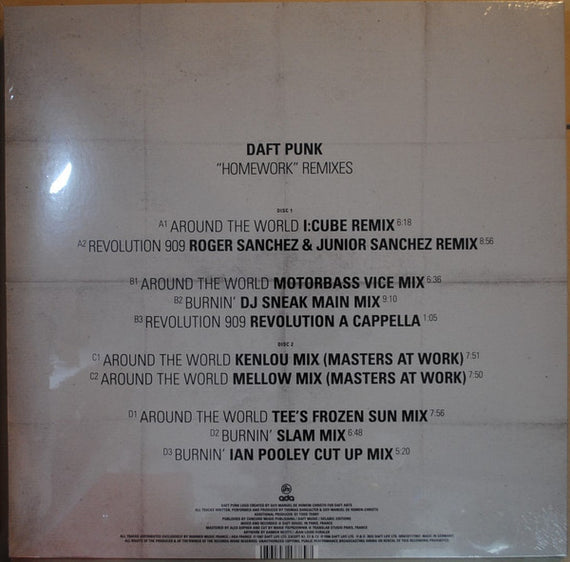 Daft Punk : Homework (Remixes) (2xLP, Album, Ltd)