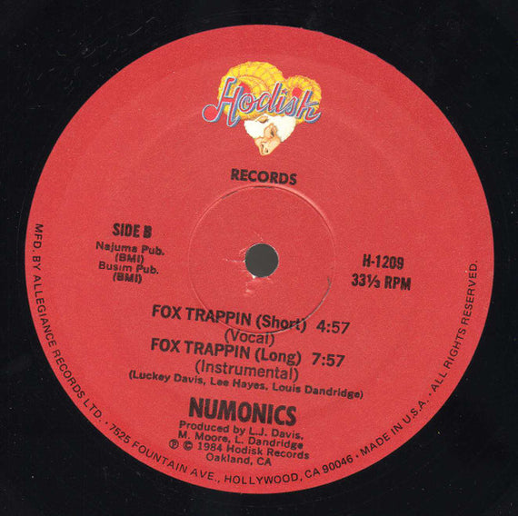 Numonics : Fox Trappin (12")