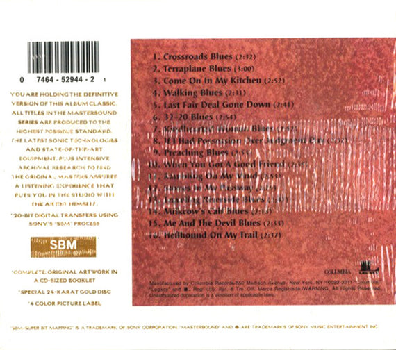 Robert Johnson : King Of The Delta Blues Singers (CD, Comp, Ltd, RE, RM, Gol)