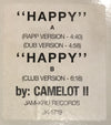 Camelot II : Happy (12")