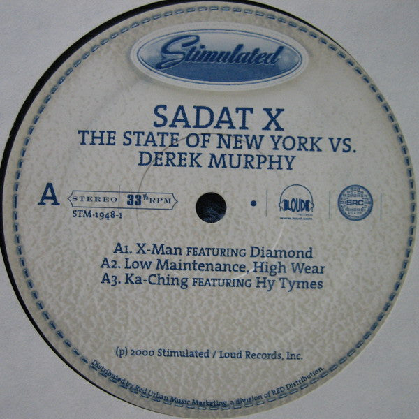 Sadat X : The State Of New York Vs. Derek Murphy (12", EP)