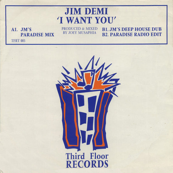Jim Demi : I Want You (12")