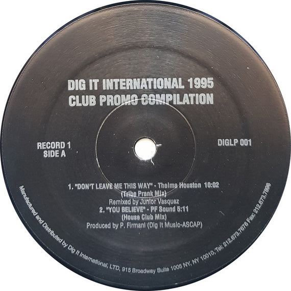 Various : Dig It International 1995 Club Compilation (3x12", Comp, Promo)