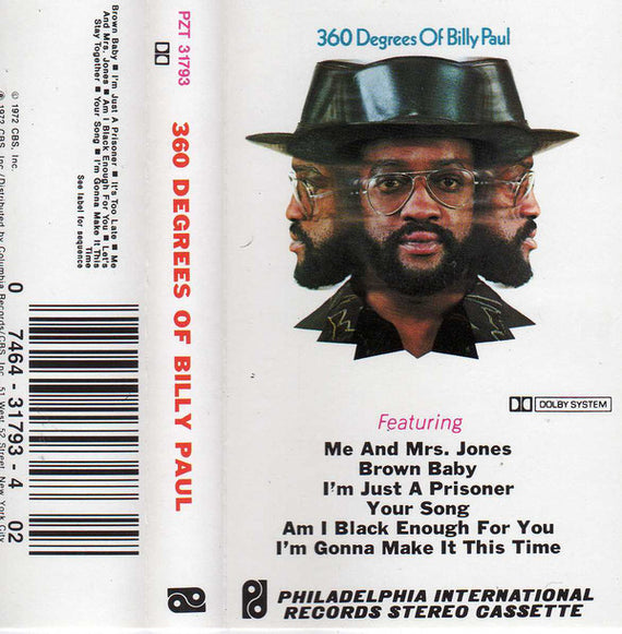 Billy Paul : 360 Degrees Of Billy Paul (Cass, Album, RE, Dol)