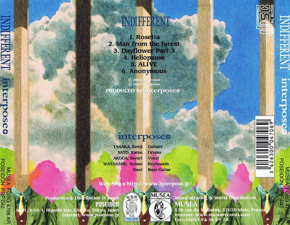 Interpose+ : Indifferent (CD, Album)