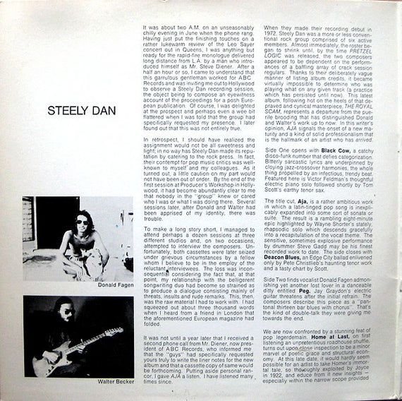 Steely Dan : Aja (LP, Album, RP, Ter)