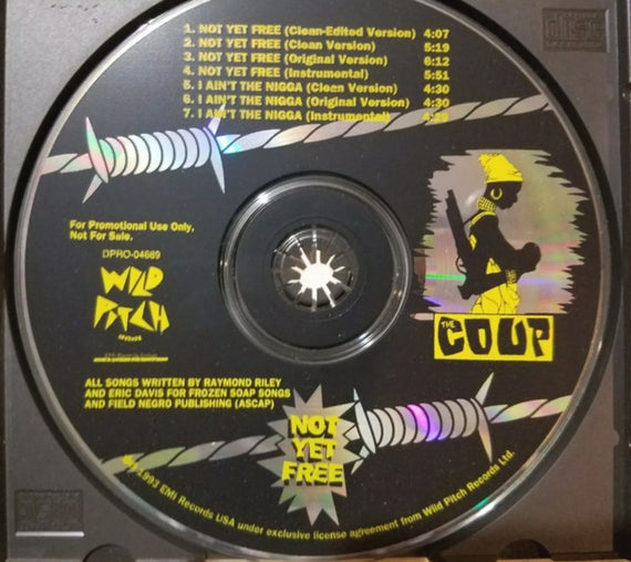 The Coup : Not Yet Free (CD, Single, Promo)