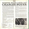 Charles Boyer : Where Does Love Go (LP, Album, Mono)