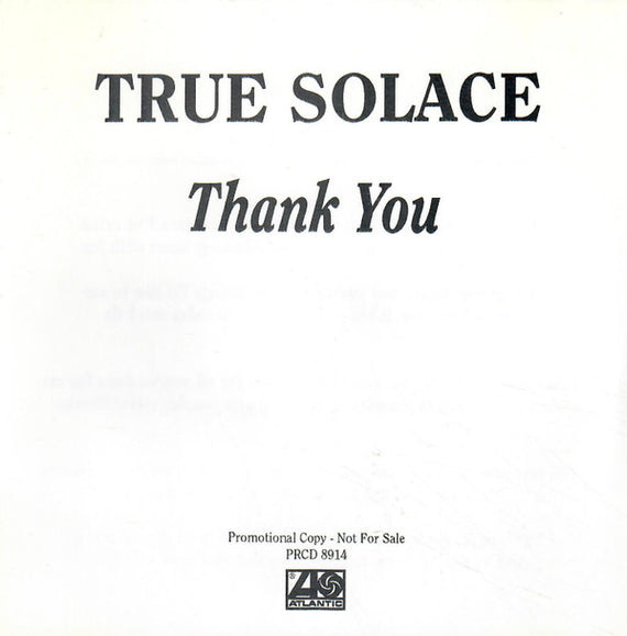True Solace : Thank You (CD, Single, Promo)