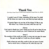 True Solace : Thank You (CD, Single, Promo)