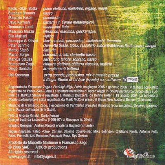 Yūgen* : Labirinto D'Acqua (CD, Album)