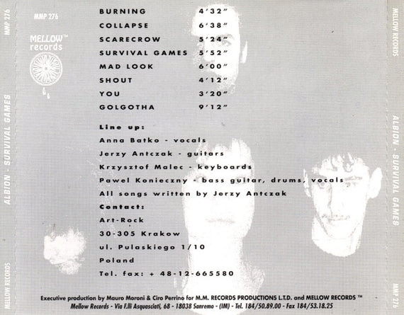 ALBION (6) : Survival Games (CD, Album)