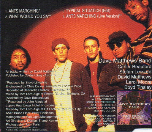 Dave Matthews Band : Ants Marching (4 Track EP) (CD, EP)