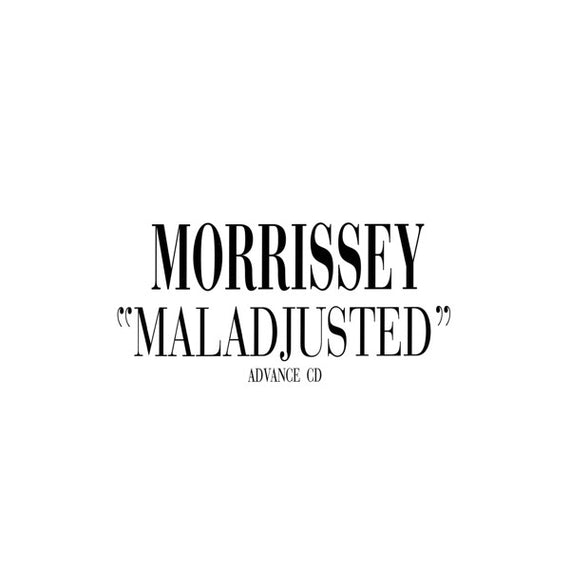 Morrissey : Maladjusted (CD, Album, Promo)