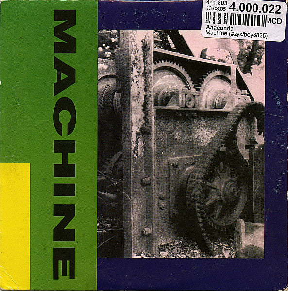 Anaconda : Machine (CD, Maxi)
