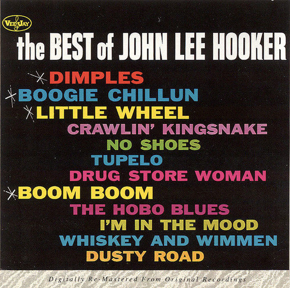 John Lee Hooker : The Best Of John Lee Hooker (CD, Comp, Mono, RE)
