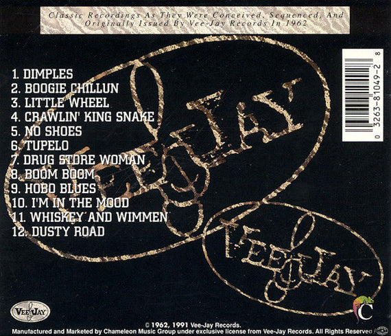 John Lee Hooker : The Best Of John Lee Hooker (CD, Comp, Mono, RE)