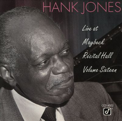 Hank Jones : Live At Maybeck Recital Hall Volume Sixteen (CD, Album)