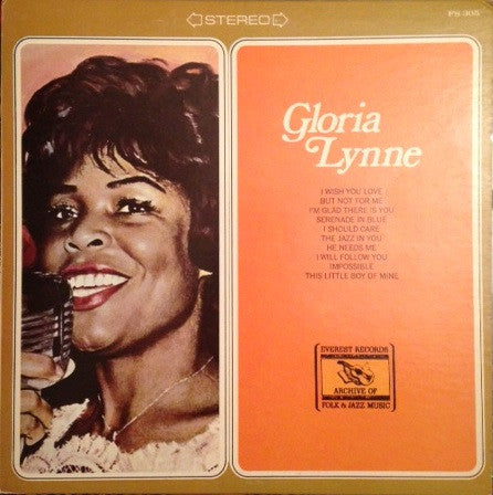 Gloria Lynne : Gloria Lynne (Including I Wish You Love) (LP, Comp)