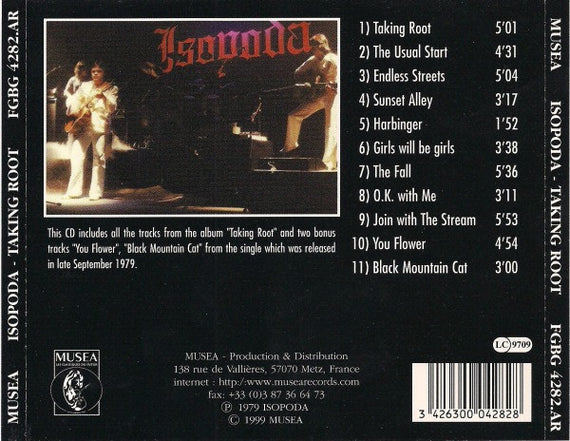 Isopoda : Taking Root (CD, Album, RE)