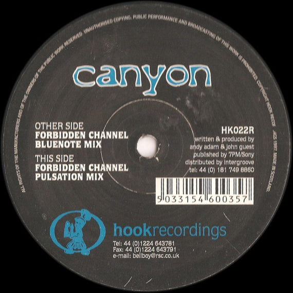 Canyon : Forbidden Channel (12")